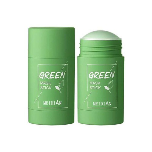 Green Mask Stick Meidian Original 100% Masker Wajah Green Tea Menghilangkan Komedo Hidung dan Wajah