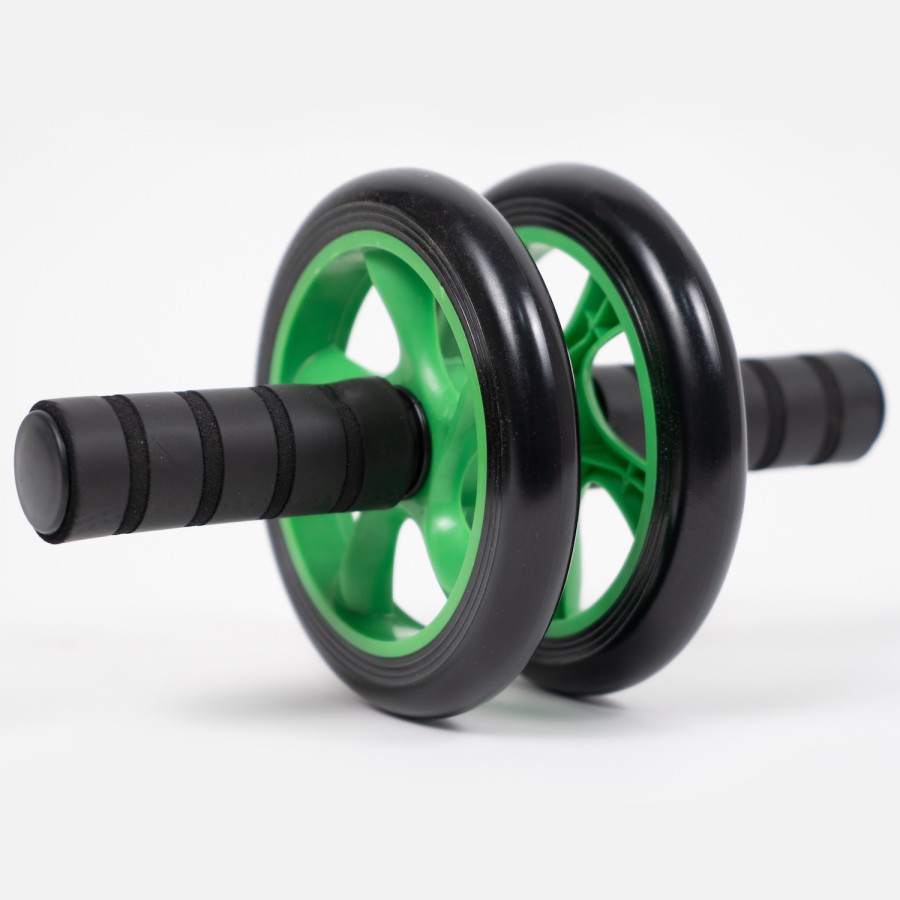 Double AB Wheel Roda Exerciser Roll Gym Fitnes + Matras AB LX 009-4