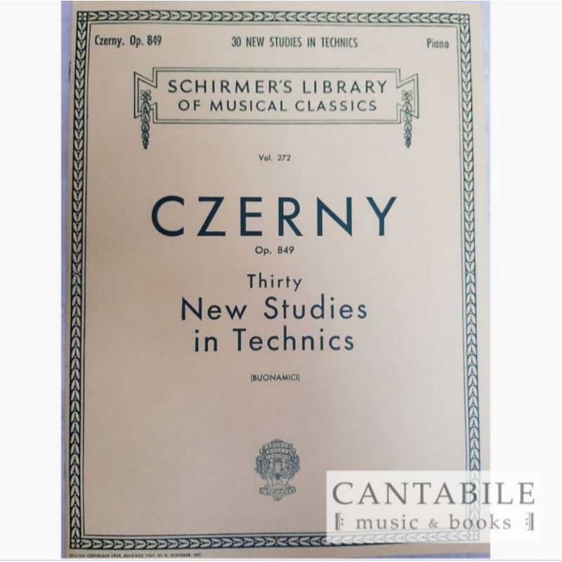 Czerny Op. 849 - 30 New Studies in Techniques