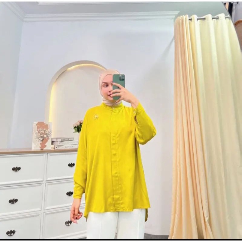 Atasan Tamara Basic Kemeja by asofa.id