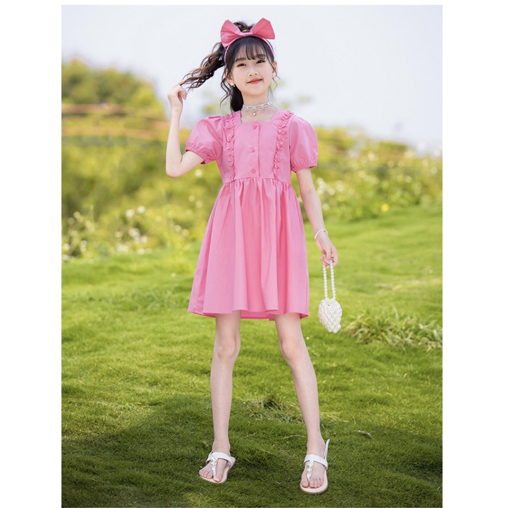 babyfit [5-10thn] MARION with bando baju anak perempuan semi remaja dress gaun import sr-d07
