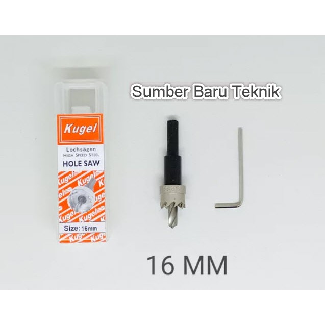 Hole Saw / Gergaji Lubang Besi 16 Mm KUGEL