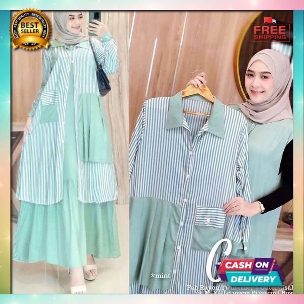 Pakean Bju Muslem Gamis Wsnita Import Ghamis Cwe Korea Style Buju Games Remaja Kasual Dres Wanita El