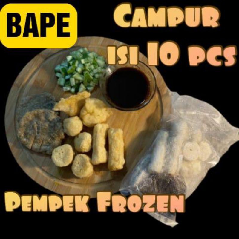 

FROZEN PEMPEK ISI 10 PCS ASLI IKAN TENGGIRI