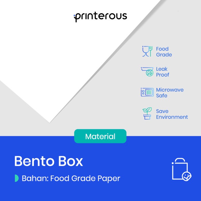 set-box-lunch- paper bento box / kotak makan kertas bento -lunch-box-set.