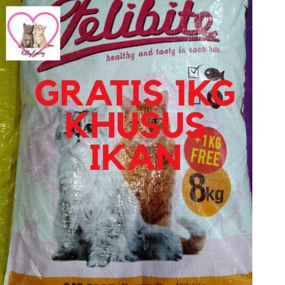 NEW Makanan Kucing FELIBITE TUNA 8KG / Karung Murah ,,...,,.