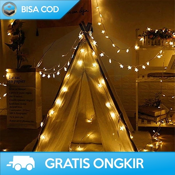 LAMPU GANTUNG BINTANG LAMPU NATAL LED TUMBLR TWINKLE LIGHT 3 METER G23