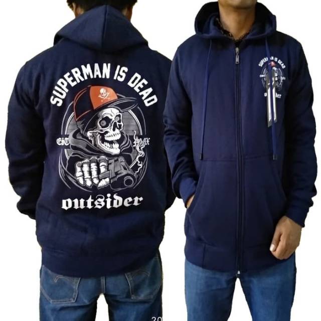 Jaket pria hoodie SID outsider