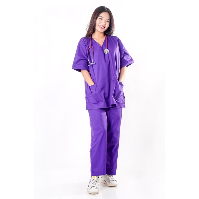 Baju OK Lengan Pendek PREMIUM/ Dinas / Baju Dokter / Baju Perawat
