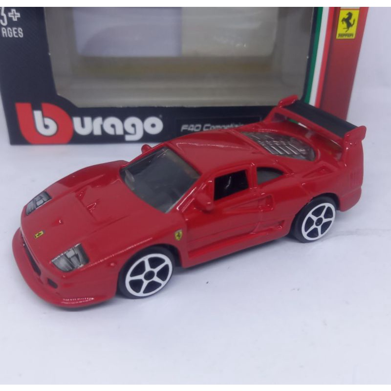 Diecast Miniatur mobil ferrari f40 competizione