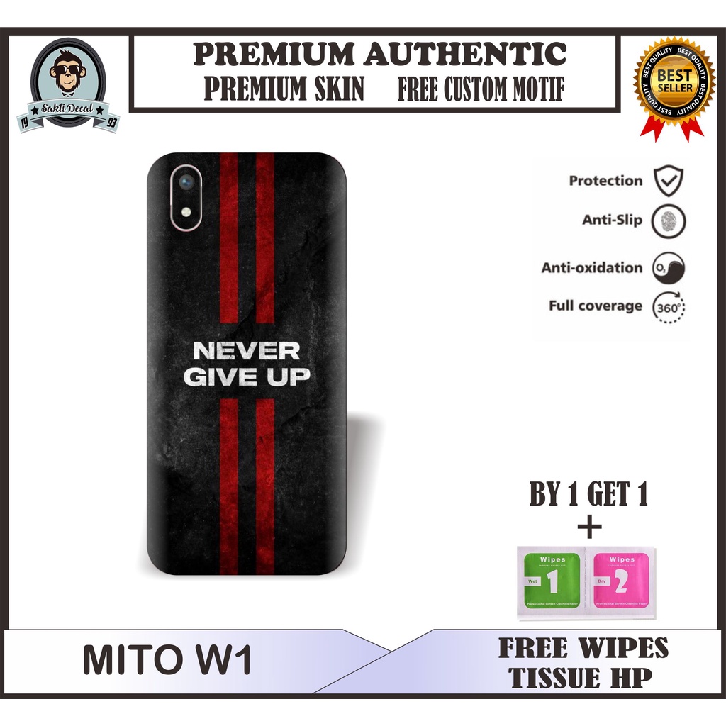 GARSKIN HANDPHONE MITO W1 BISA BAYAR DI TEMPAT