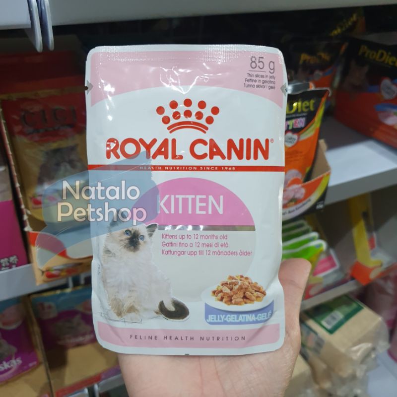 Royal Canin Kitten in Jelly / Gravy 85GR - Makanan Basah Kucing -Pouch/Sachet Wet Cat food