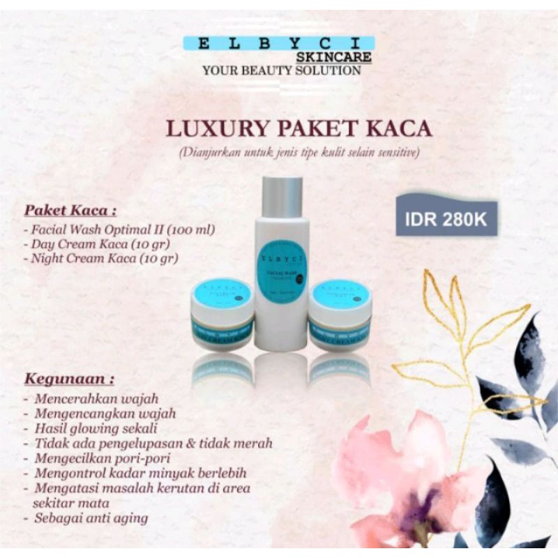 PAKET SKINCARE KACA OPSI 2 ELBYCI