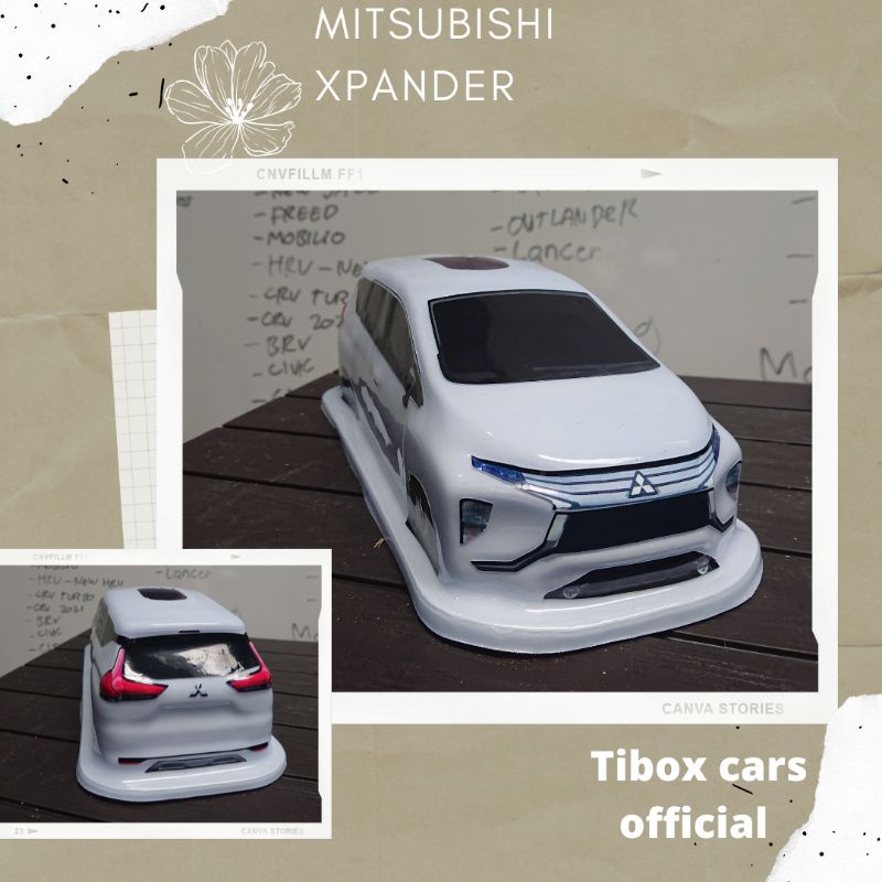 (Bisa Request) Box tisu bentuk miniatur mobil (XPANDER)