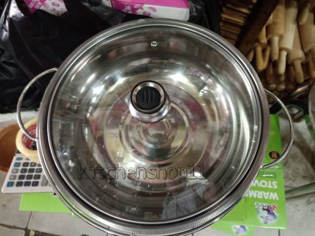 Tempat prasmanan Warmer / tempat pemanas makanan / Warmer stove / soup Warmer 28cm