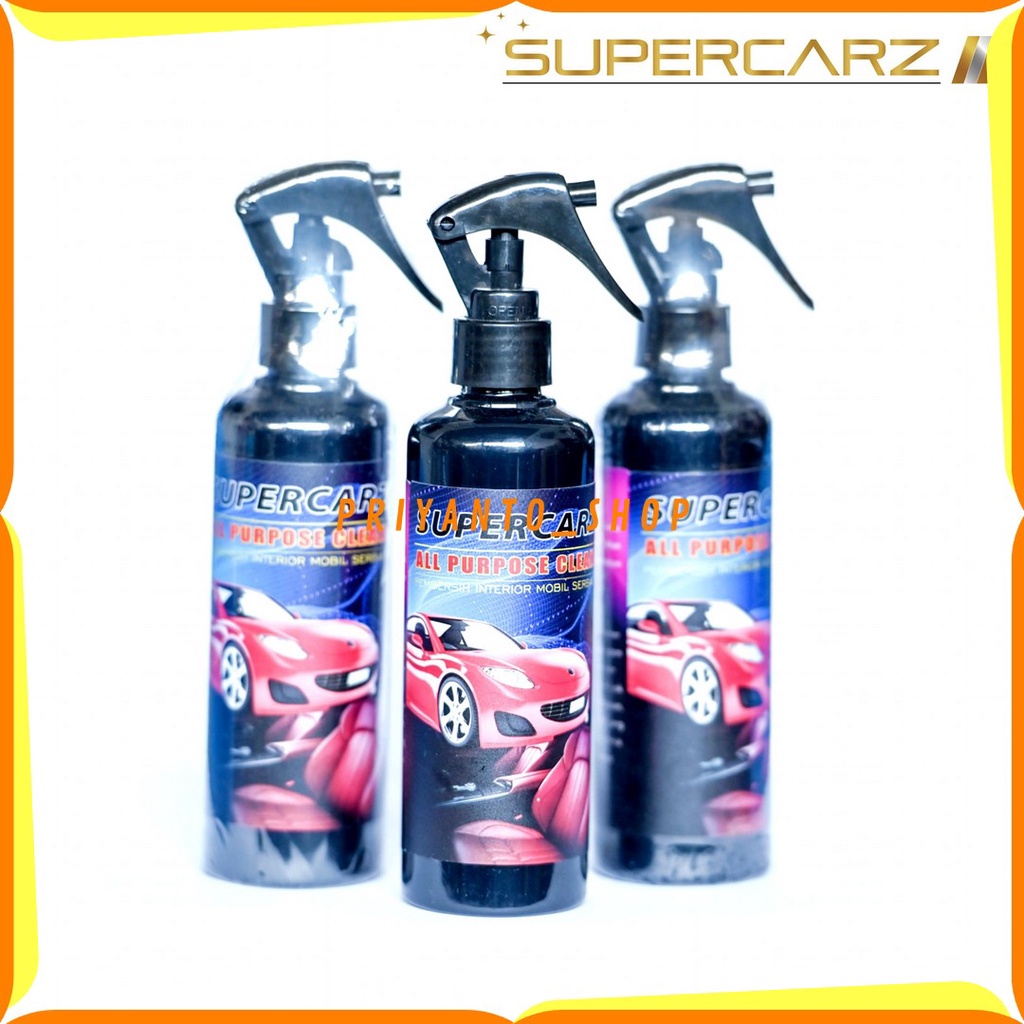 TERMURAH SUPERCARZ ALL PURPOSE CLEANER PEMBERSIH INTERIOR MOBIL SERBAGUNA