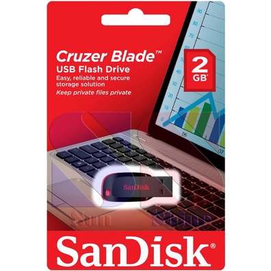 Flashdisk Sandisk Cruzer Blade 2GB - Flash Disk Sandisk 2GB - FlashDisk Sandisk 2GB