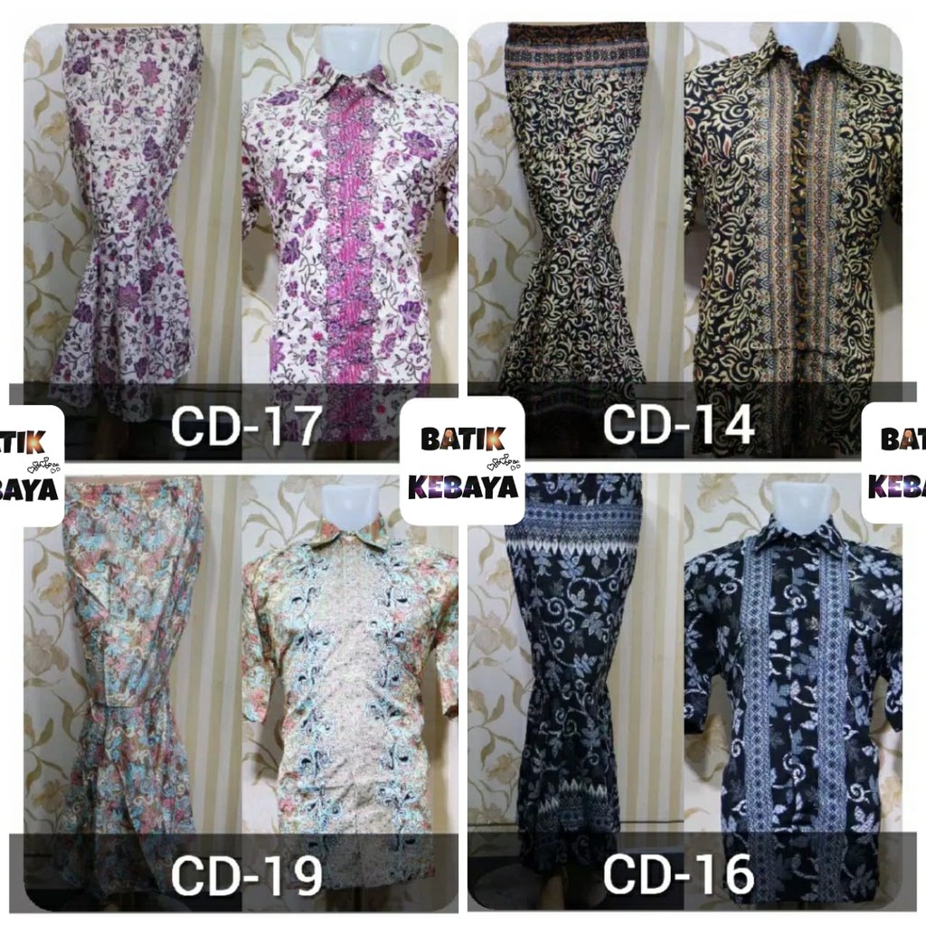 ROK DUYUNG BATIK DAN KEMEJA BATIK - SET COUPLE BATIK - BATIK MODERN - ROK MERMAID BATIK -KEMEJA PRIA