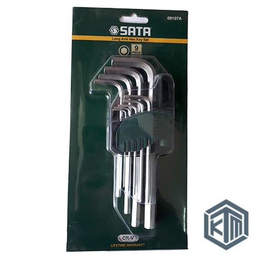 09107A Kunci L Set 9 pcs Long Point Hex Key Set(Metric) Sata Tools