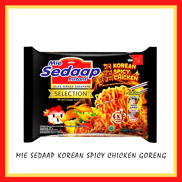 Jual Mie Sedaap Goreng Korean Spicy Chicken Mie Sedap Goreng Shopee Indonesia