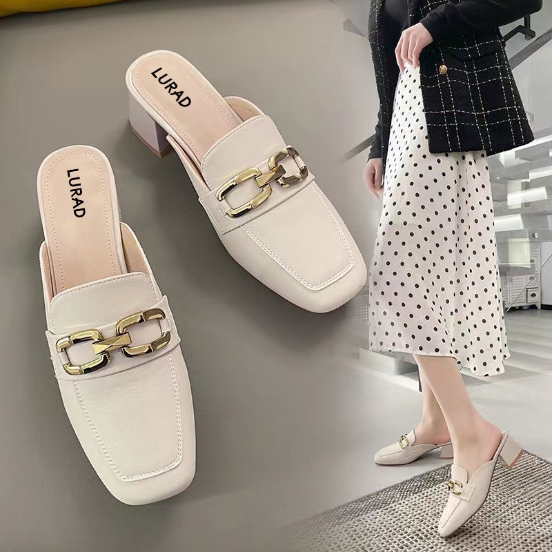 Sepatu Wanita Original Fashionable High Quality Import Sepatu Bagus Stylist Sandal Cewek Cantik Slip On Mules