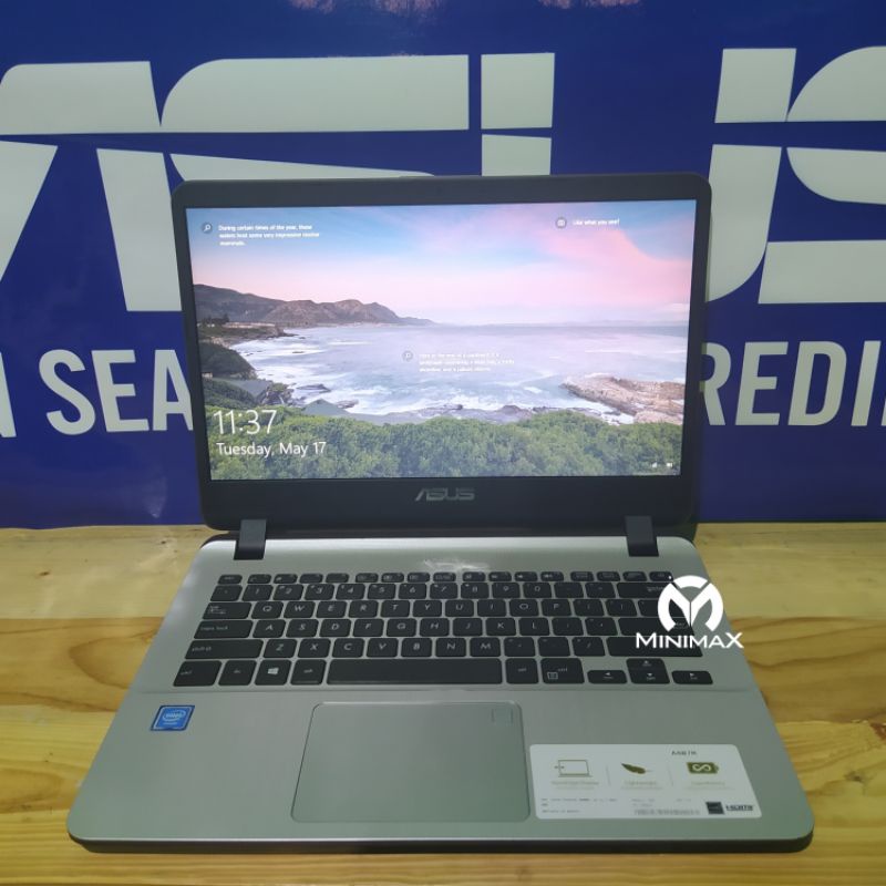 MINIMAX Laptop bekas murah Asus Vivobook A407MA Ram 4GB Body Slim Mulus Garansi resmi panjang