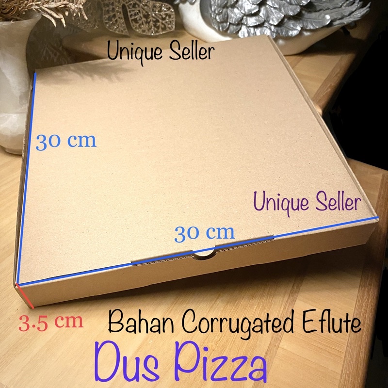 Dus Kotak Box Pizza 30x30x3.5 EFLUTE POLOS / Dus Box Kotak Hampers 30x30 x 3.5 EFLUTE / Dus Box Kotak Coklat Corrugated Eflute 30x30 x 3.5 / Dus Box Kotak Packing Olshop 30 x 30 x 3.5 / Dus Box Kotak Packing Jam Souvenir Uk 30 x 30 x 3.5