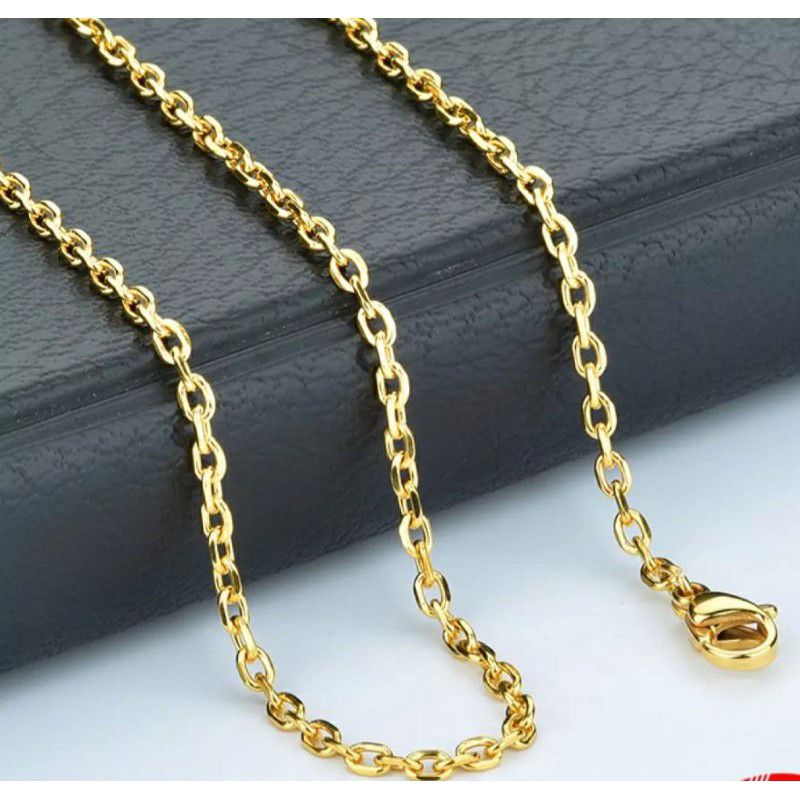 kalung pria dan wanita  kalung titanium kalung Nury emas kalung terkeren terbaru