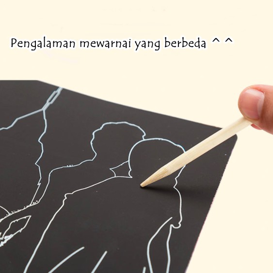 [ORGM] &quot;NEW&quot; Mainan Edukasi Menggosok Sketsa Warna SET seri DISNEY