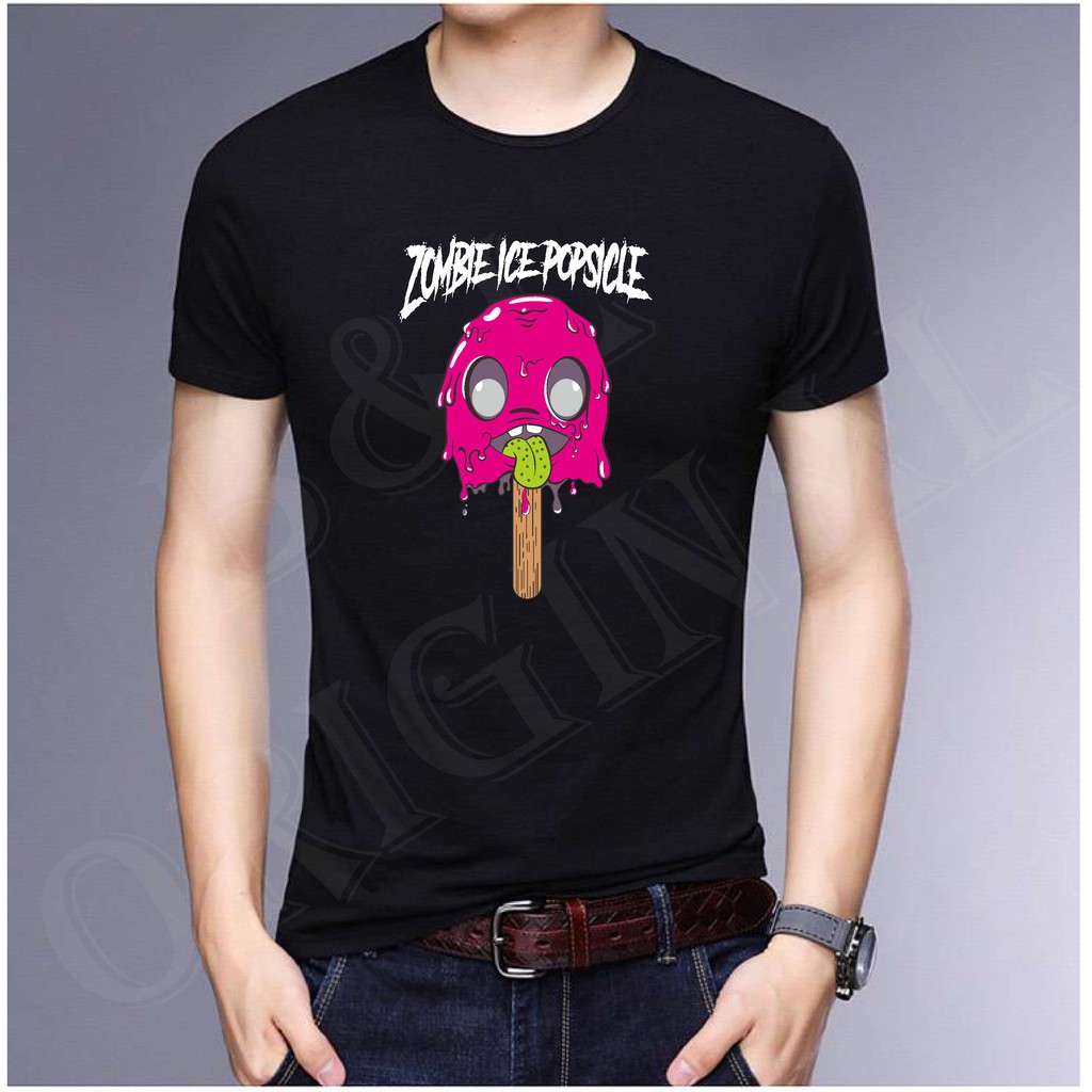 BS//TERLARIS//BAJU KAOS ZOMBIE ICE TANGAN PENDEK PRIA DAN WANITA//GOOD QUALITY