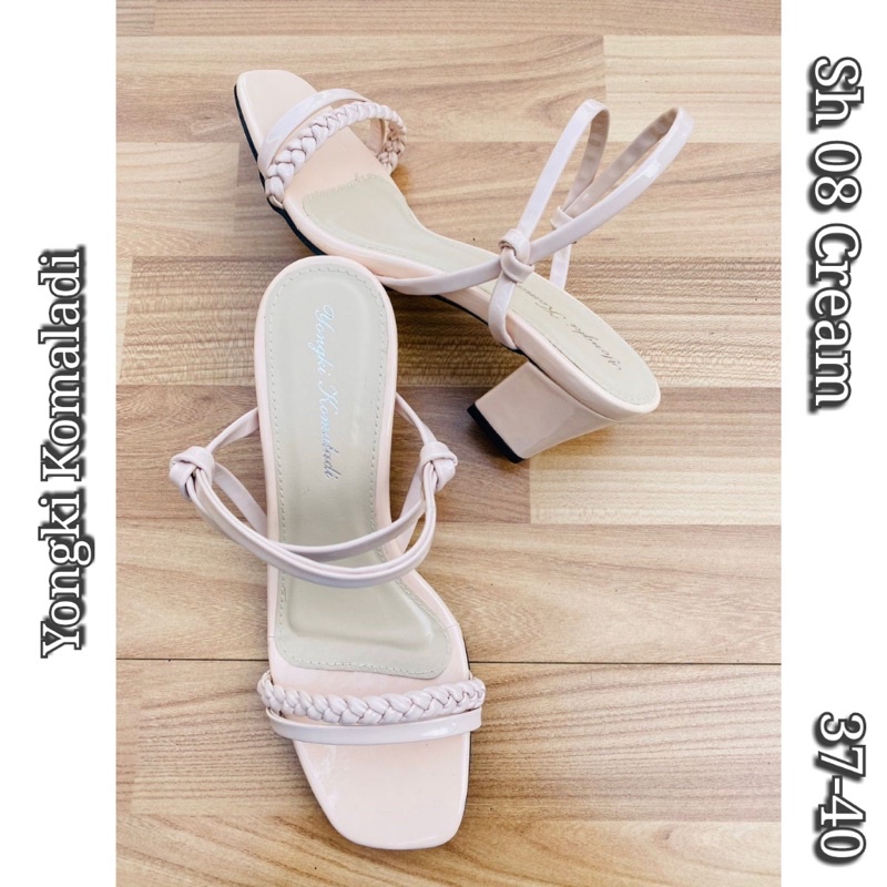 SH 08 cream Heels Yongki komaladi