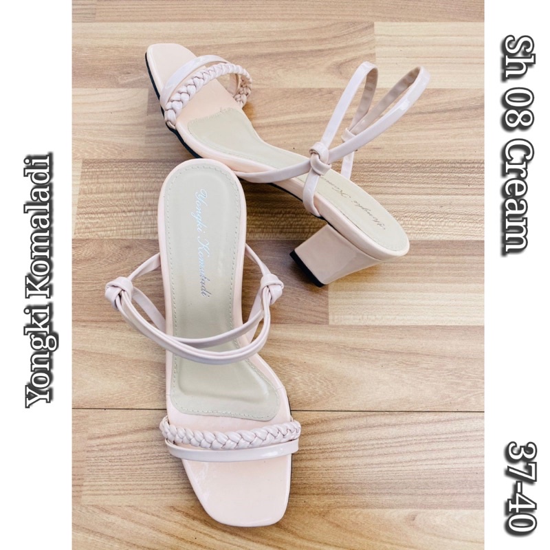 SH 08 cream Heels Yongki komaladi