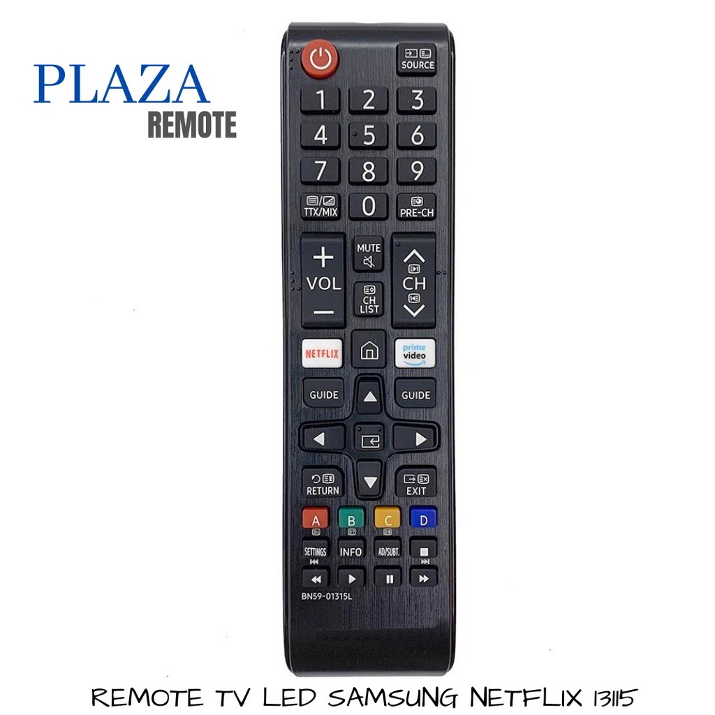 Remote TV SAMSUNG LCD LED Smart TV Netflix BN59-01315D