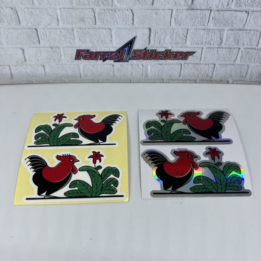 Stiker Ayam Jago