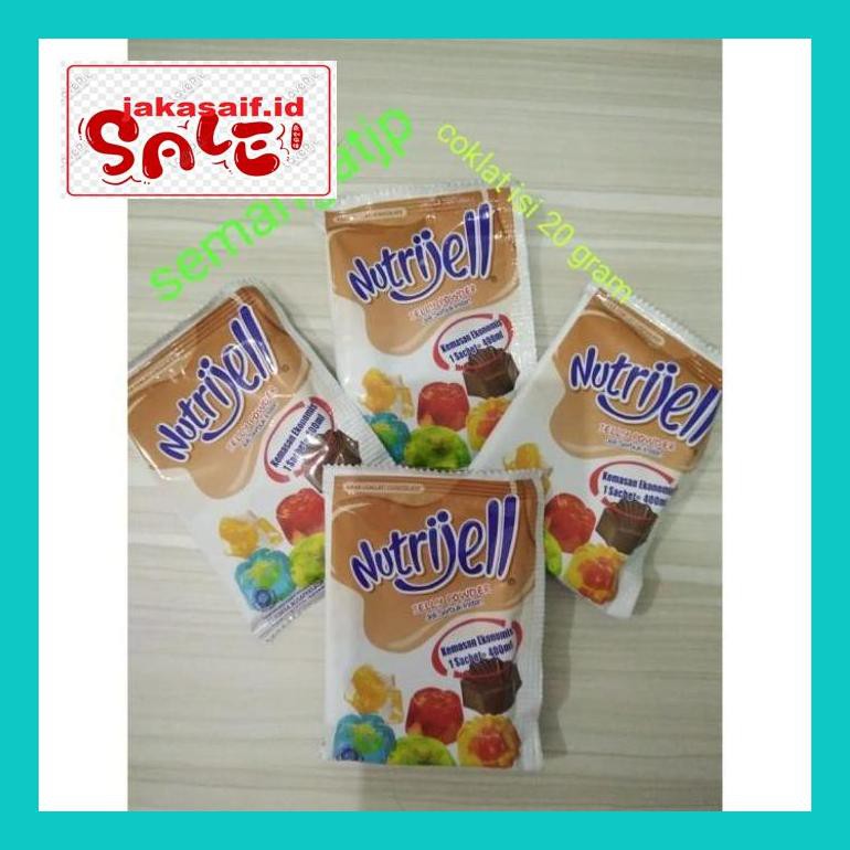 

S5085D0Yh Agar" Jelly Powder Nutrijell Ekonomis Rasa Coklat Chocolate 20 Gr D5Uuty