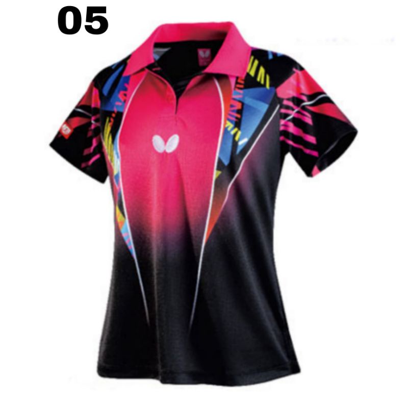 Jersey baju kaos olah raga tenis meja pingpong Butterfly impor 05