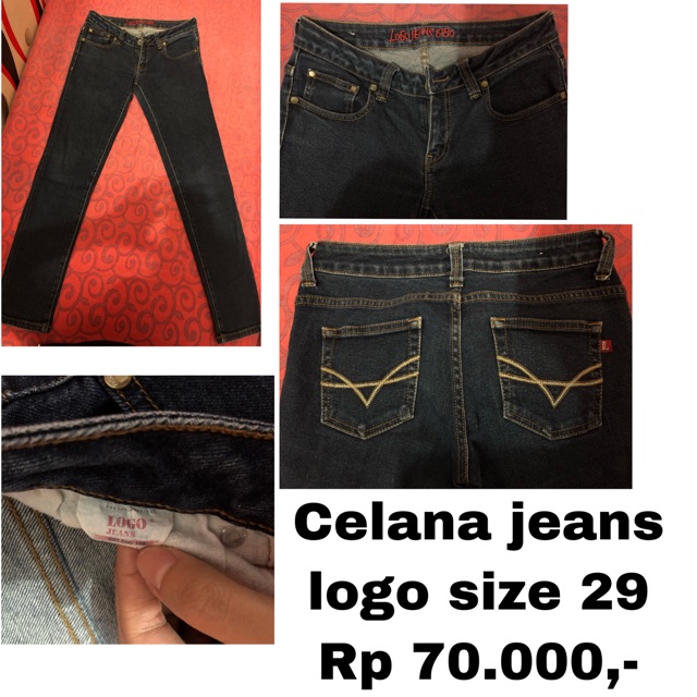 Celana Jeans Logo