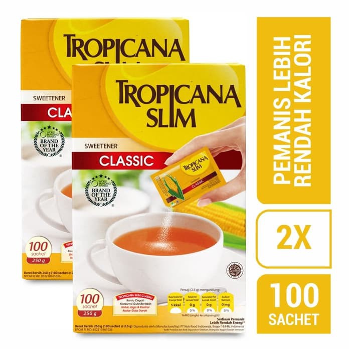 

TWIN PACK: TROPICANA SLIM CLASSIC 100 SCH