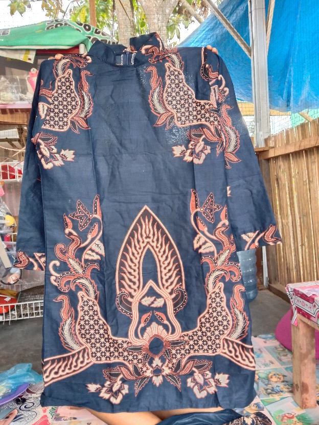 Maura Couple - Sania Ruffle Batik Couple Ori Ndoro Jowi Garansi Termurah Shopee - Batik Modern Solo
