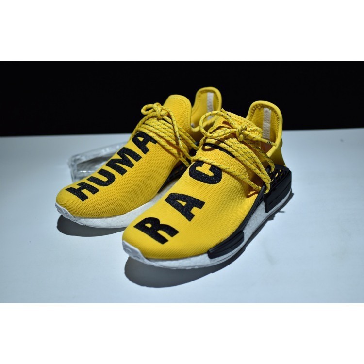 human race shoes yellow