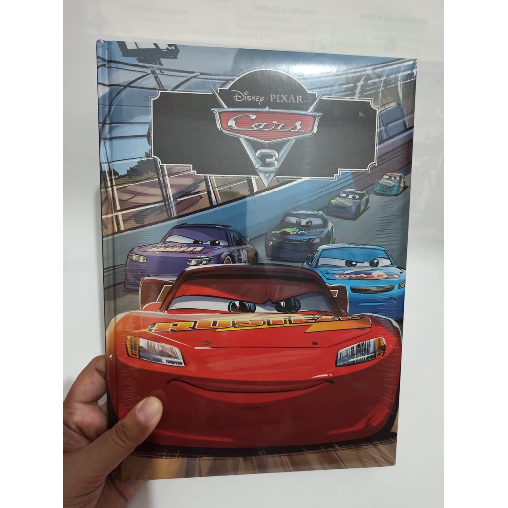 HC Padded Disney Cars 3 English Story Book Import book