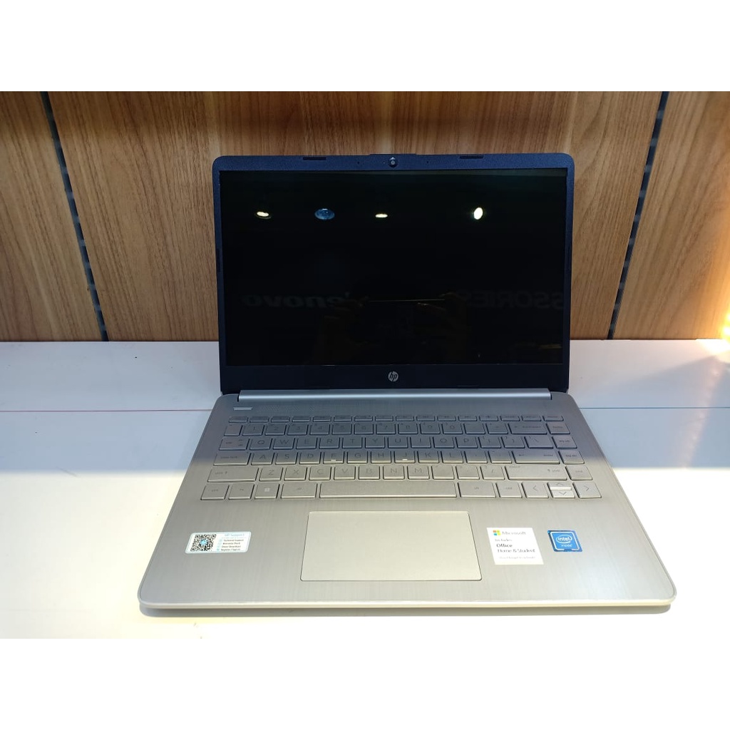 LAPTOP MURAH HP 14S DQ0508TU INTEL N4120 8GB 256GB  BL WIN11HOME + OHS