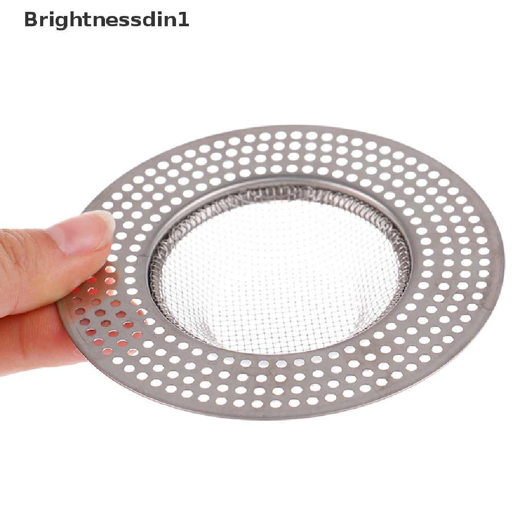 (Brightnessdin1) Saringan Penangkap Rambut Untuk Bathtub / Shower / Wastafel