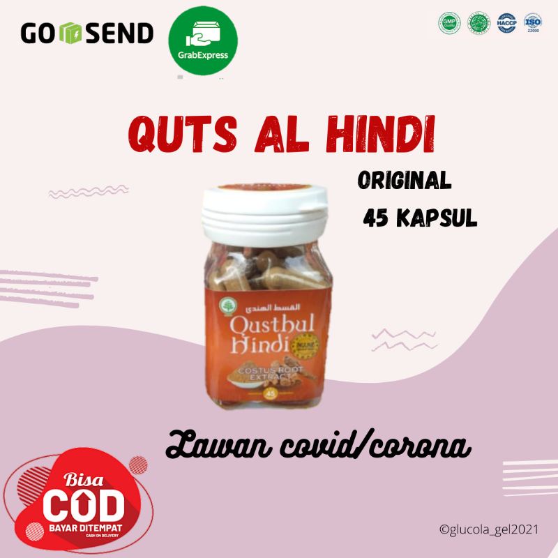 Bisa COD Quts Al Hindi Qusthul Al Hindi Qust Al Hindi Vitamin Covid Original 45 kapsul