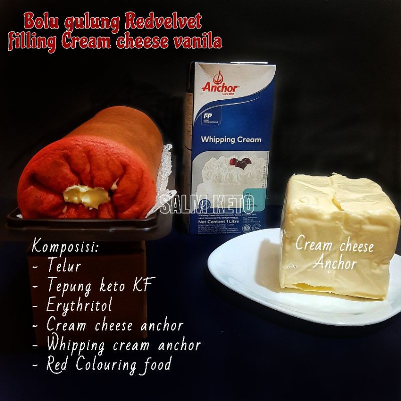 

Bolu gulung keto redvelvet-filling-creamcheece