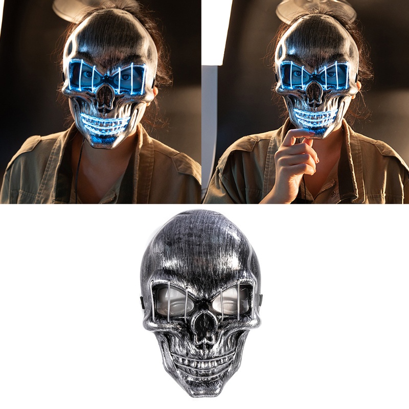 Aksesoris Kostum Cosplay Halloween Bentuk Tengkorak