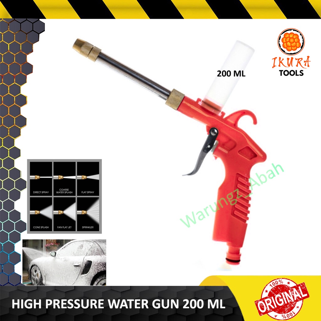 ALAT SEMPROTAN KEPALA SELANG AIR HIGH PRESSURE STICK GUN GARDEN BOTOL SALJU FOAM LANCE JET SPRAY SNO