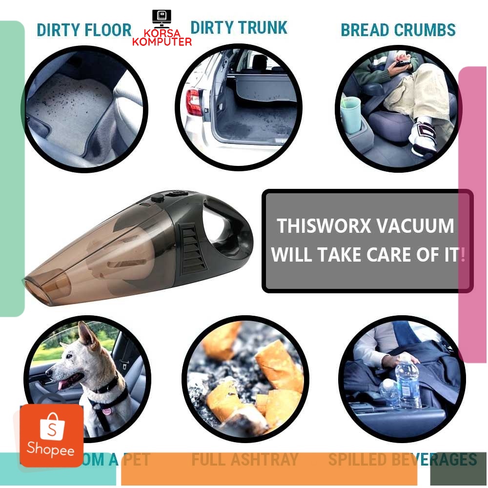 Vacuum Cleaner Portable Mobil Multifungsi Penyedot Debu Jok Mobil Vacum Cleaner Mobil Handheld Vacuu