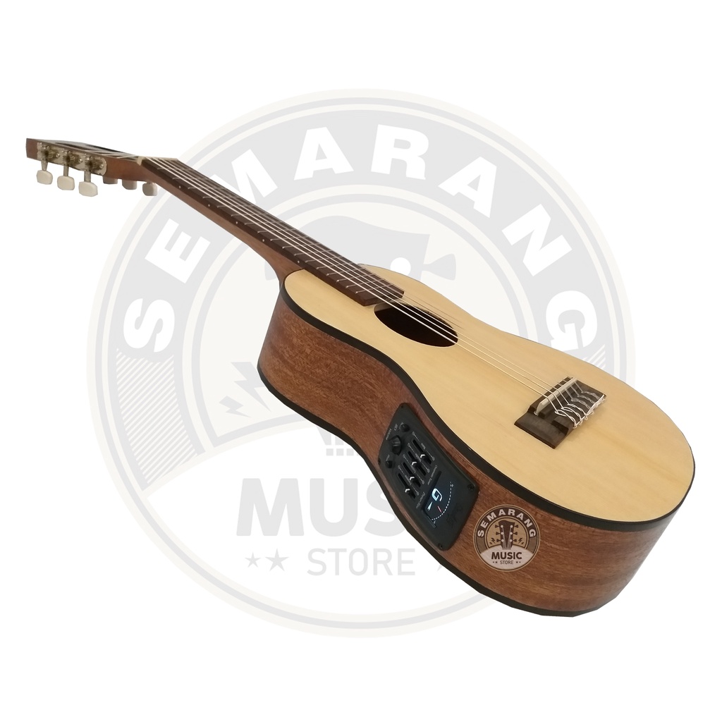 ORIGINAL!!! Guitalele Elektrik Import Merk Cowboy GK-6 NA GK 6NS Equalizer Tuner Cowboy Prener New