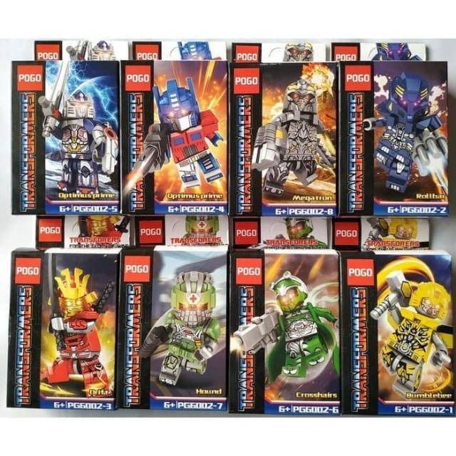 Paket Mini Figure Transformers 8 Box in 1